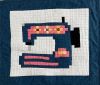 Mini Quilts with the Easy Piecing Grid: Vintage Sewing Machine (BYOF)
