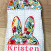 Tea Towel with Split Applique Monogram