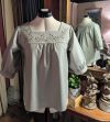 Embroidered Peasant Blouse